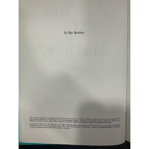 6 book Dr. Suess bundle “it’s not easy being a bunny”  “are you my mother” - Picture 10 of 16